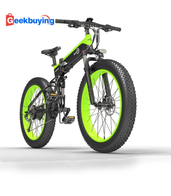 26" Fat Tire Folding Electric Mountain Bike with 1500W Motor — Bikes by Bezior