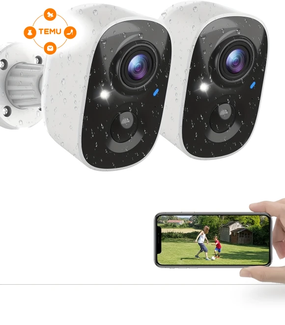 2K Wireless Security Camera with Spotlight — Cameras