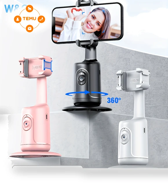 360° Face Tracking Phone Holder Mount — Accessories