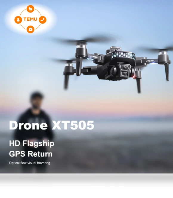 4K GPS Drone with Obstacle Avoidance — Robots and Drones