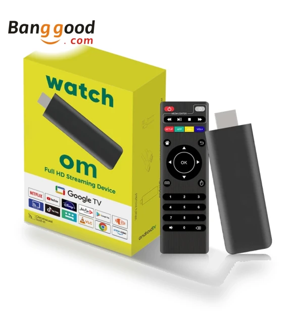 4K Smart TV Stick with Android 9.0 — TVs by OM