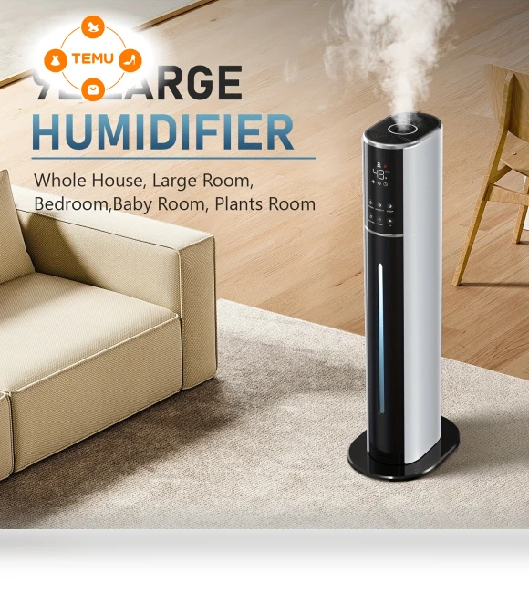 9L Ultrasonic Cool Mist Humidifier with Smart Control — Humidifiers by Kelopa