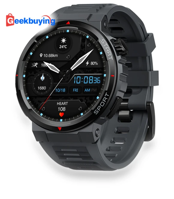 Ares 3 Plus Smartwatch — Smartwatches and Fitness Trackers by Zeblaze