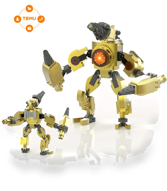 Building Block Robot Model Desktop Decoration — STEM Kits