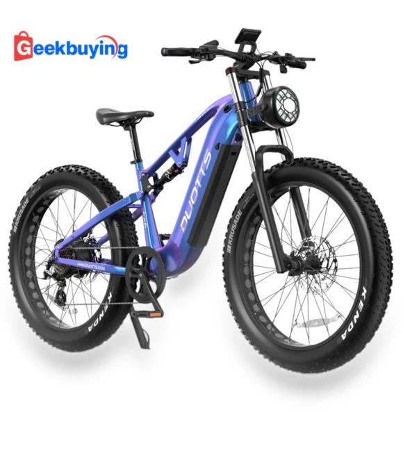 E26 Electric Fat Tire Bike with 750W Bafang Motor — Bikes by DUOTTS