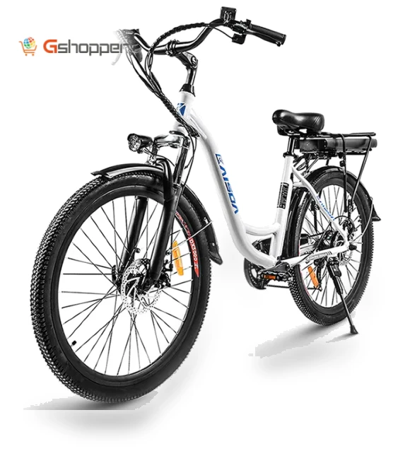 Electric City Bike 26" with 350W Motor — Bikes by KAISDA