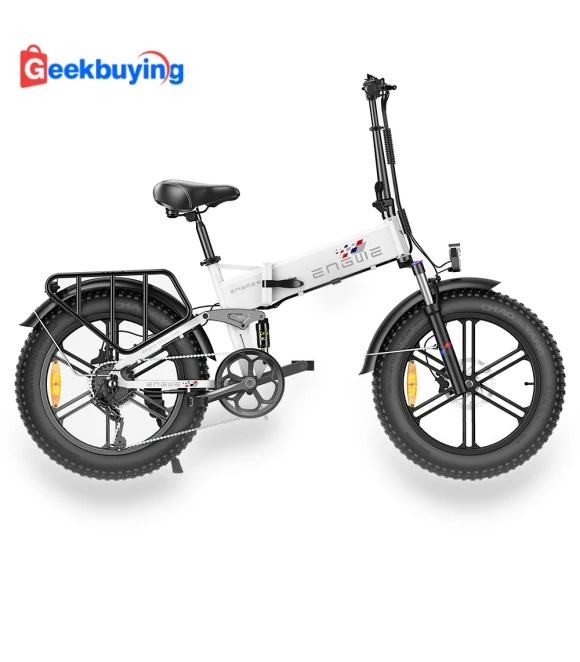 Engine X Folding Electric Bike 20" Fat Tire — Bikes by ENGWE