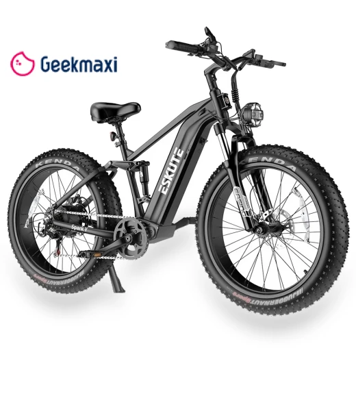 Fat Tire Electric Bike with 750W Motor and 48V Battery — Bikes by ESKUTE