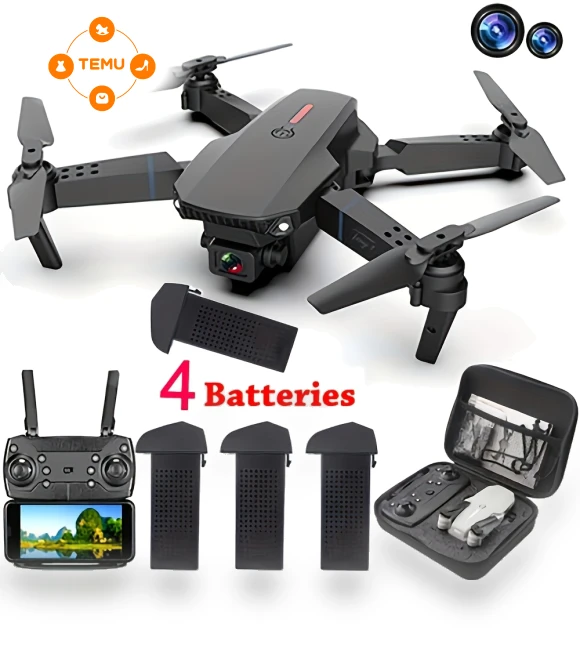 Foldable WiFi FPV Drone with Dual Camera — Robots and Drones