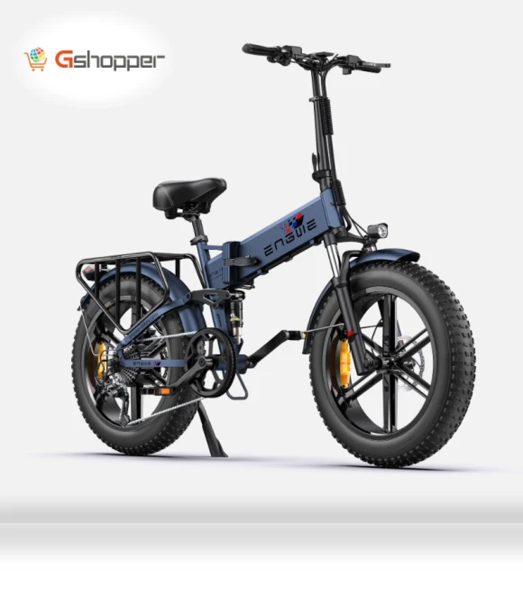 Folding Electric Bicycle 750W Fat Tire All-Terrain — Bikes by ENGWE