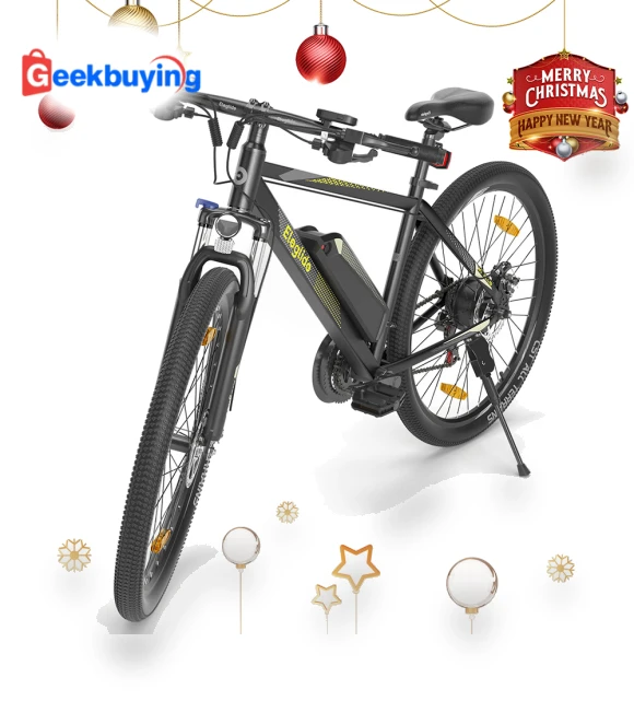 M1 Plus Electric Mountain Bike 27.5" with App Control - Grey — Bikes by Eleglide