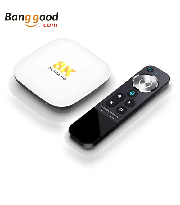 Max M2 TV Box 4GB+32GB Android 13 Smart TV Box with Voice Remote — TVs by H96