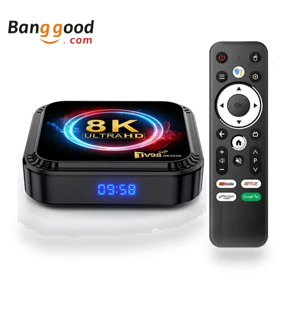 Smart TV Box 8K Media Player with Dual Band WiFi — TVs