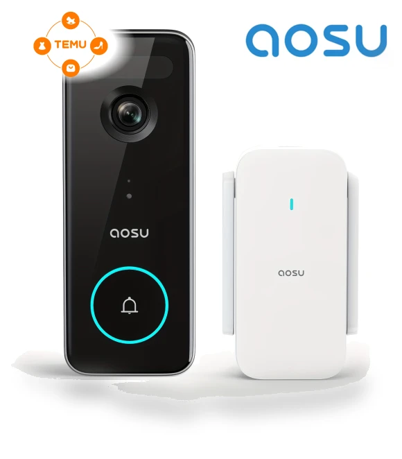 Smart Video Doorbell with 5MP Ultra HD Camera — Doorbells by AOSU