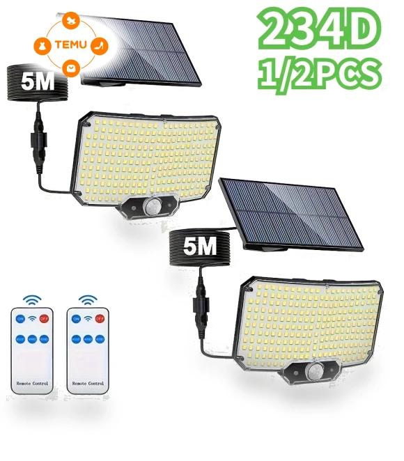 Solar LED Motion Sensor Wall Light — Portable Power Stations