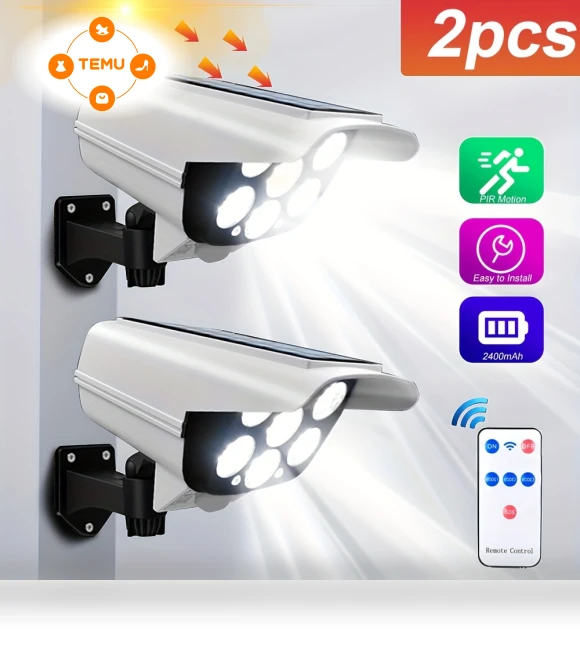 Solar Motion Sensor Wall Light 77 LED — Portable Power Stations