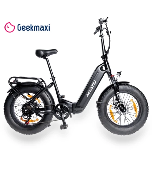 Step-thru E-Bike Trekking Bike with Fat Tires — Bikes by Myatu