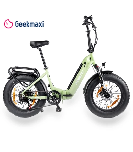 Step-thru Trekking E-Bike with Fat Tires — Bikes by Myatu