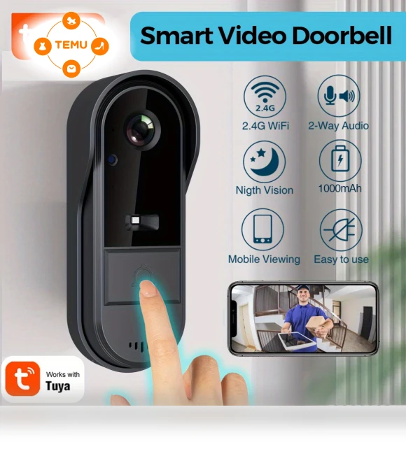 WiFi Video Doorbell Camera with Voice Changer — Doorbells