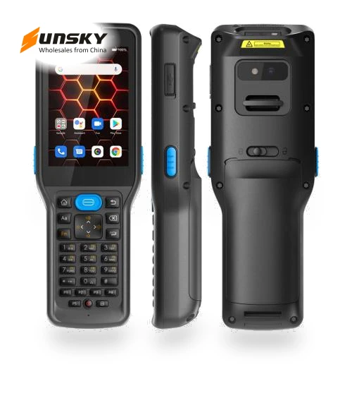 V350 Rugged Handheld Barcode Scanner with T9 Keyboard — Lighting by UNIWA