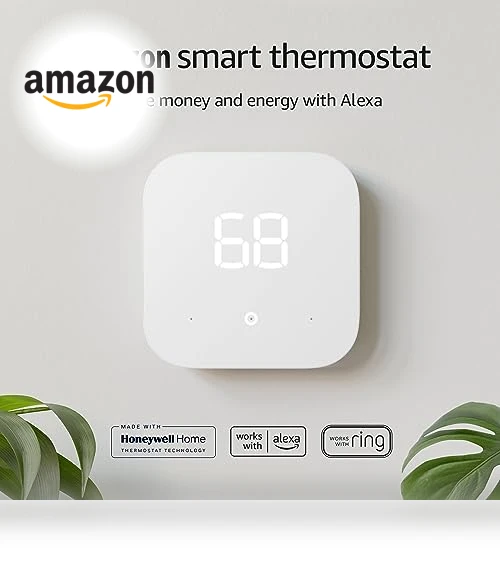 Smart Thermostat with Alexa and Ring Compatibility — Smart Climate Control, Amazon