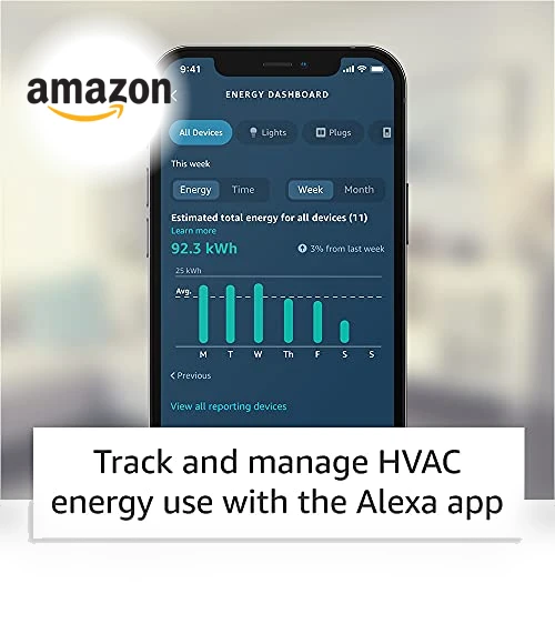 Smart Thermostat with Alexa and Ring Compatibility — Smart Climate Control, Amazon