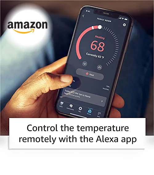 Smart Thermostat with Alexa and Ring Compatibility — Smart Climate Control, Amazon