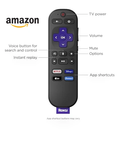 Streaming Device 4K/HDR with Voice Remote — Television, Roku