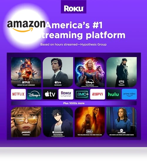 Streaming Device 4K/HDR with Voice Remote — Television, Roku