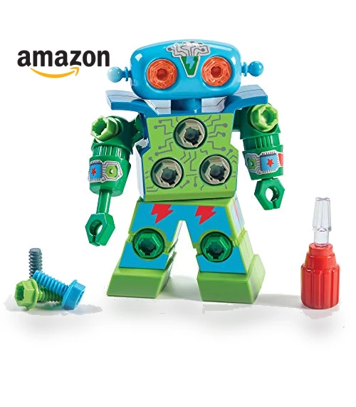 Design & Drill Robot Take Apart Toy, 23-Pieces, Preschool STEM Toy — Construction Kits, Educational Insights