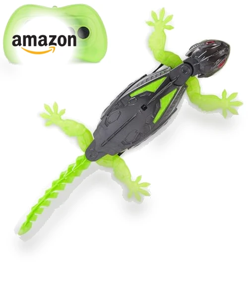 Rechargeable Remote Control Robot Gecko Toy for Kids — Interactive Figures & Robots, HEX BOTS
