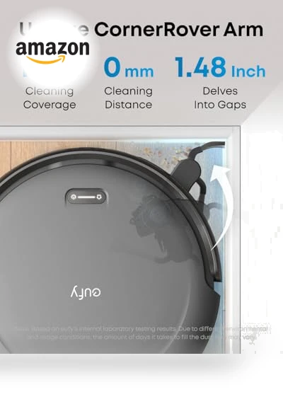 Robot Vacuum with Self Emptying Station, 60 Days Hands Free Cleaning, Ultra-Slim Design — Smart Cleaning Robots, eufy