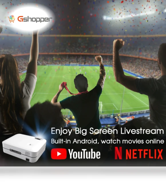 HD Smart LED Projector — Home Theater Projectors, WEJOY