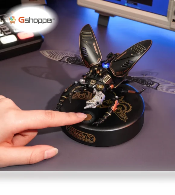 The Storm Beetle DIY Moveable Mechanic Organism 3D Puzzle — Educational, Robotime