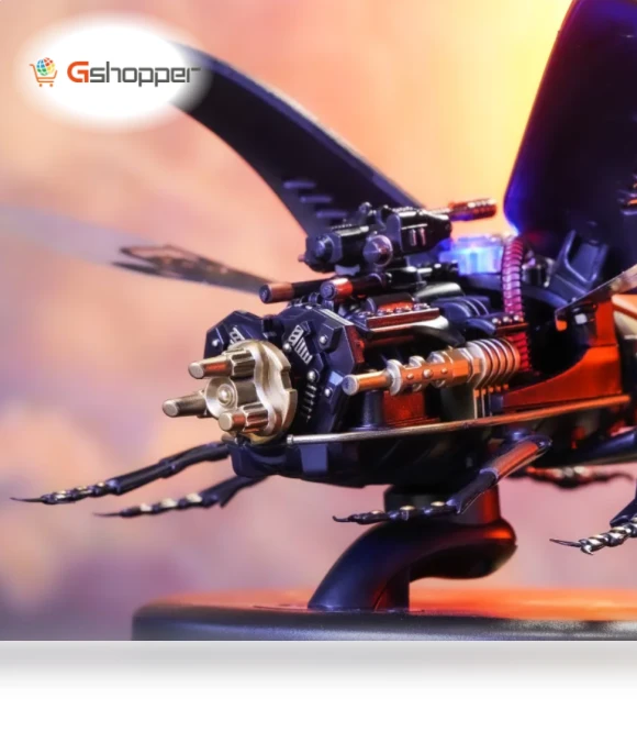 The Storm Beetle DIY Moveable Mechanic Organism 3D Puzzle — Educational, Robotime