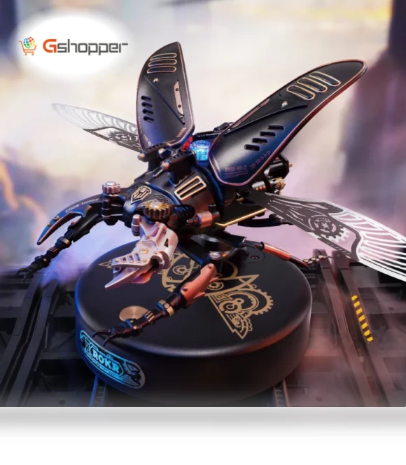 The Storm Beetle DIY Moveable Mechanic Organism 3D Puzzle — Educational, Robotime