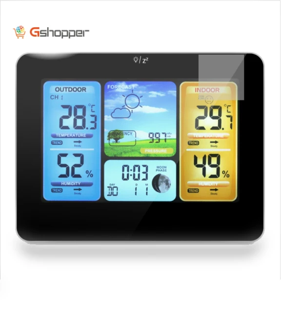 Wireless Indoor Outdoor Weather Station — Barometers