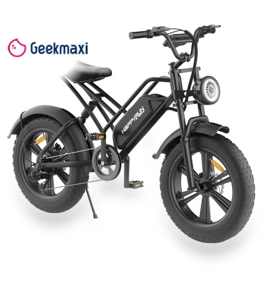 20 Inch Tire Retro Electric Bike — Electric Self-Balancing Scooters, Happyrun