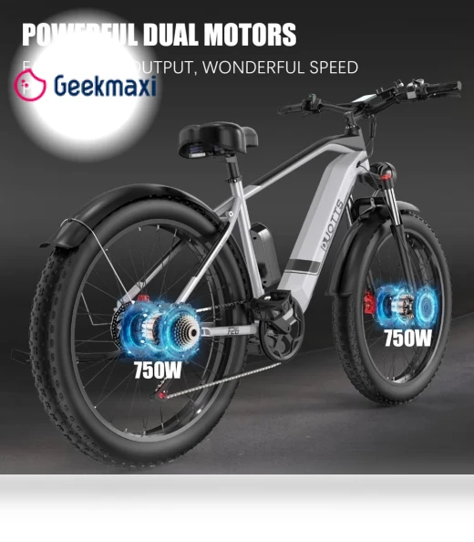 Fat Tire Electric Bike — Electric Vehicles, DUOTTS