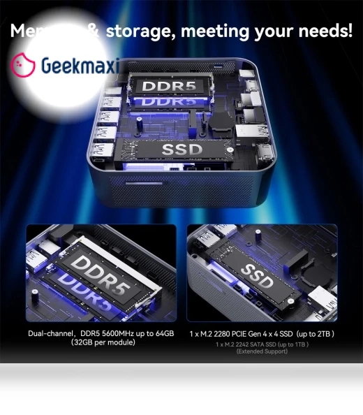 AI Mini PC — Compact Desktops, GEEKOM