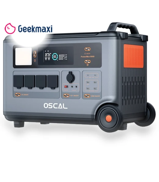 PowerMax6000 3600Wh 6000W Power Station with Battery Pack Kit — Generators, OSCAL