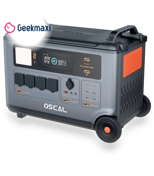 PowerMax6000 3600Wh 6000W Power Station with Battery Pack Kit — Generators, OSCAL