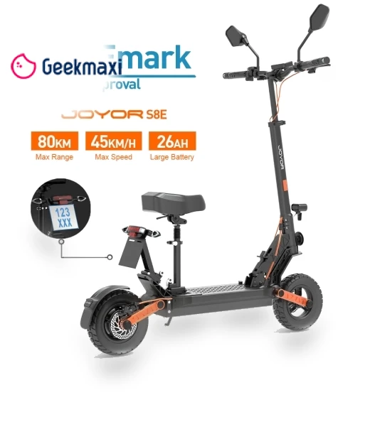 Electric Scooter with Seat — Electric Self-Balancing Scooters, JOYOR