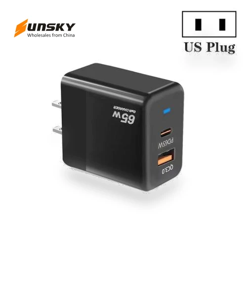 GaN PD 45W + QC3.0 USB Fully Compatible Protocol Charger — Chargers & Adapters
