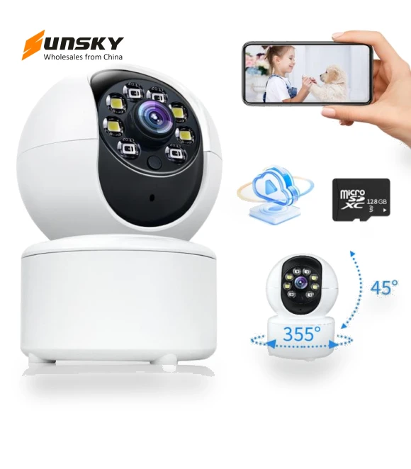 Mini 360 PTZ WiFi Surveillance Camera — Baby Monitors