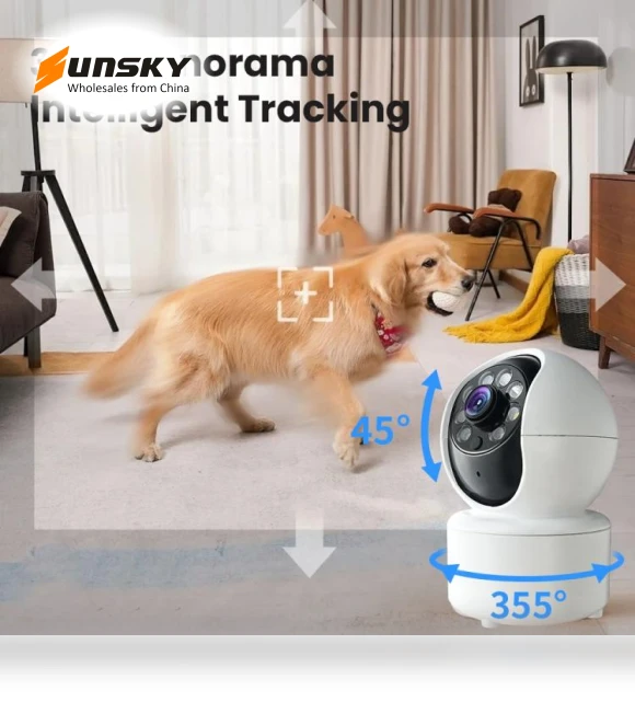 Mini 360 PTZ WiFi Surveillance Camera — Baby Monitors