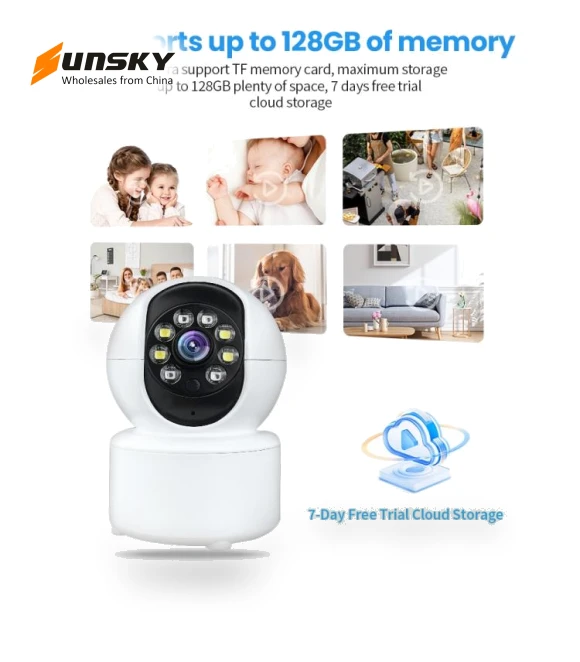 Mini 360 PTZ WiFi Surveillance Camera — Baby Monitors