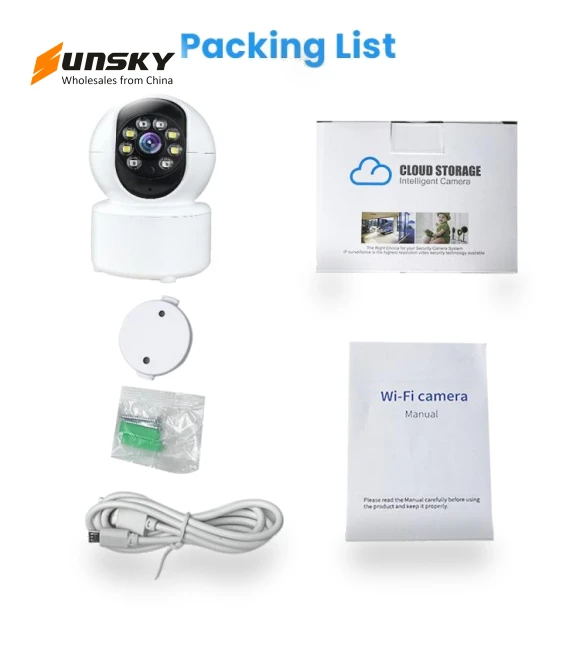 Mini 360 PTZ WiFi Surveillance Camera — Baby Monitors