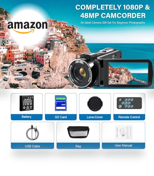 Full HD 1080P 48MP Camcorder — Camcorder