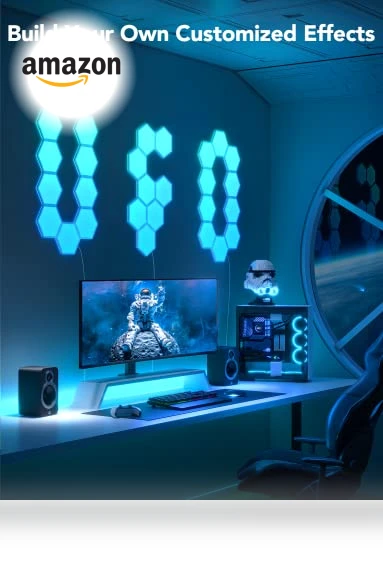 Hexagon LED Wall Lights — Wall Lighting, Govee